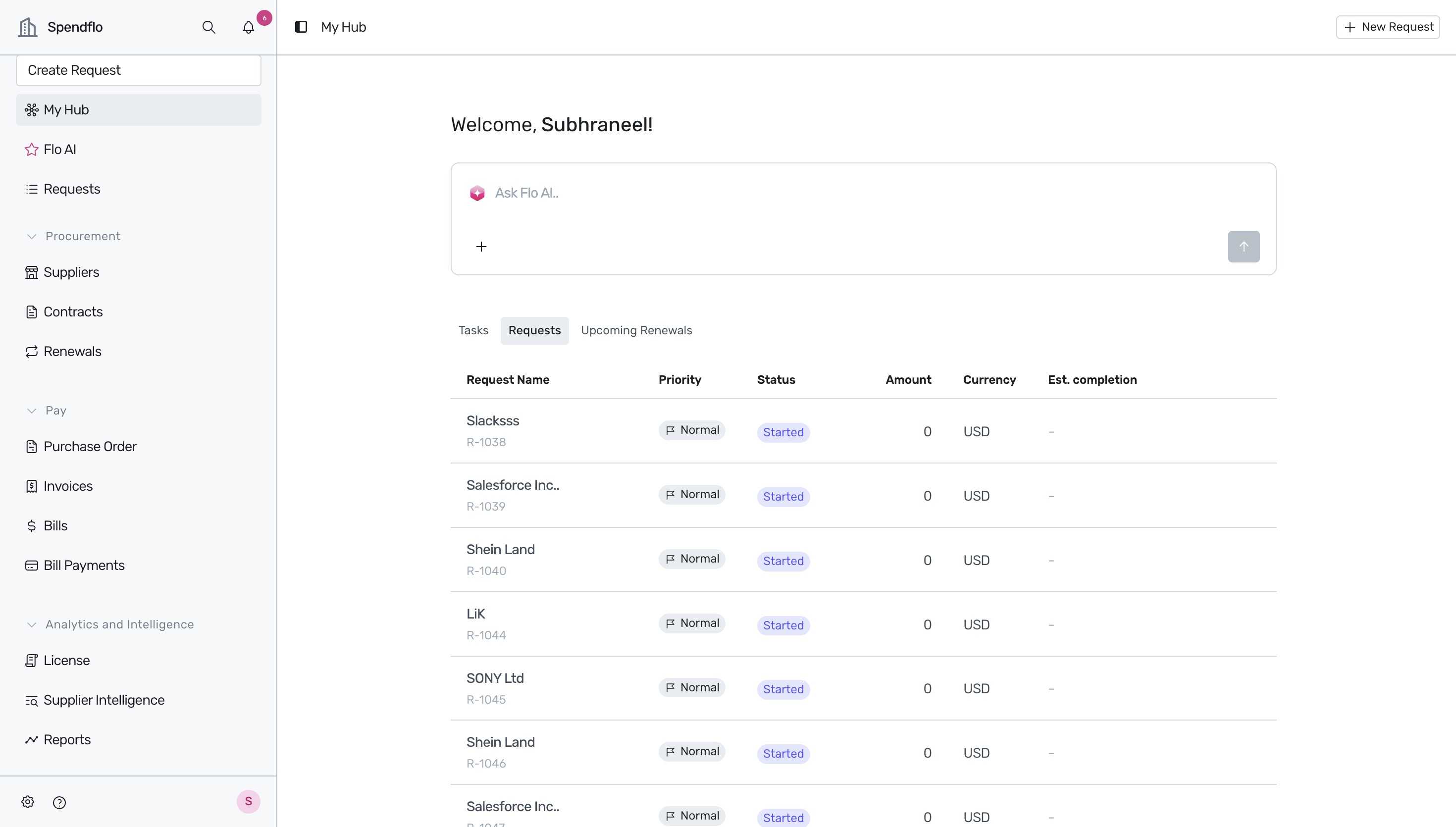 License option in the Analytics and Intelligence sidebar menu